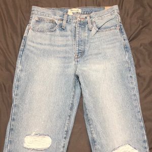 Madewell Classic Straight Full Length Jeans